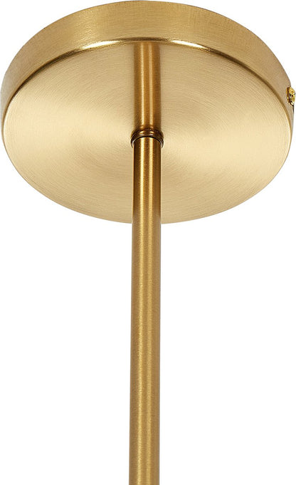 Designerska lampa wisząca – winogronowy motyw, mosiądz/żelazo