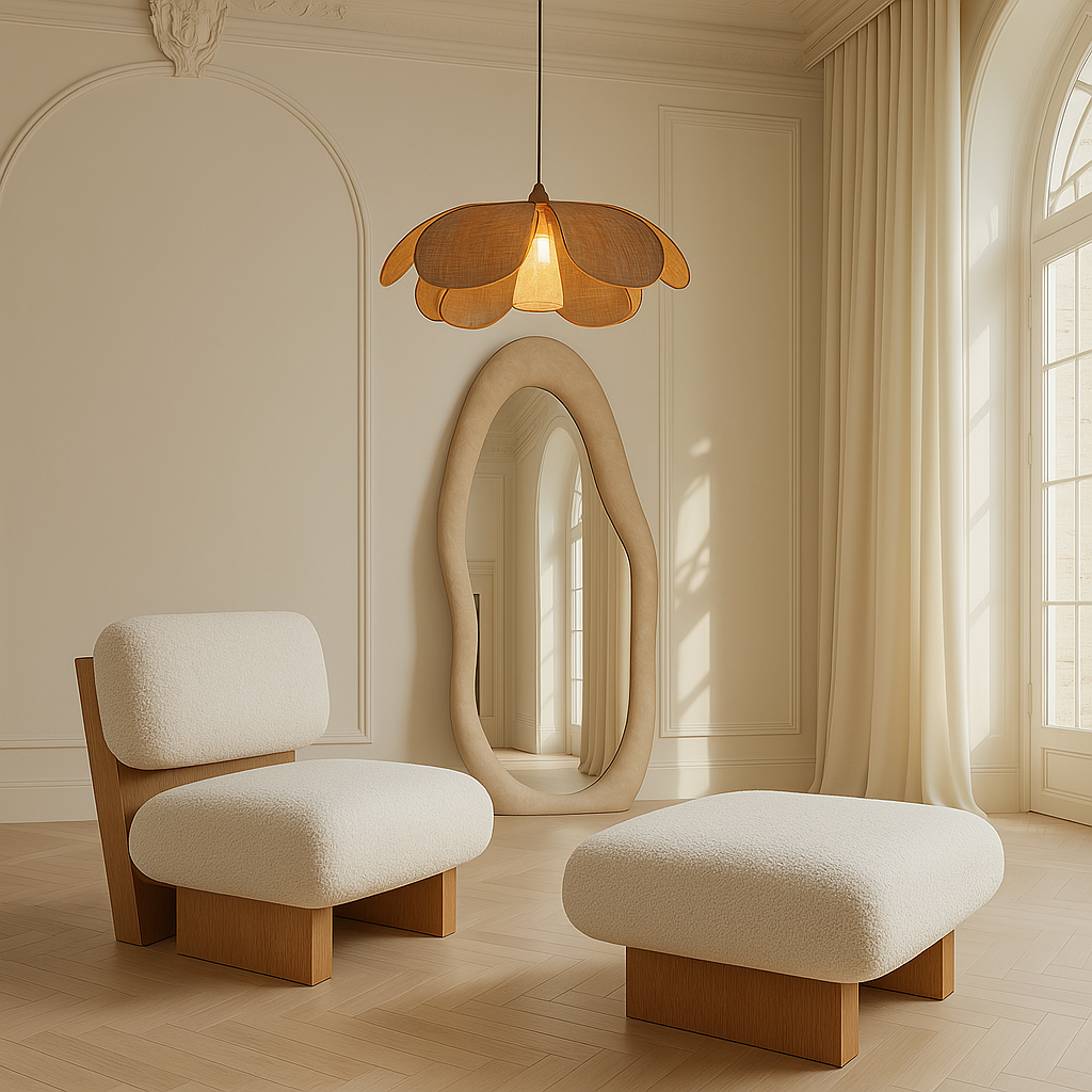 Lampa sufitowa Serralot – organiczne piękno natury