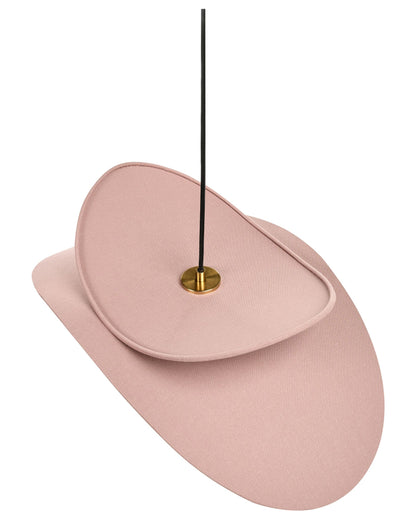 Lampa wisząca „Orla” – len, jasnobrązowa