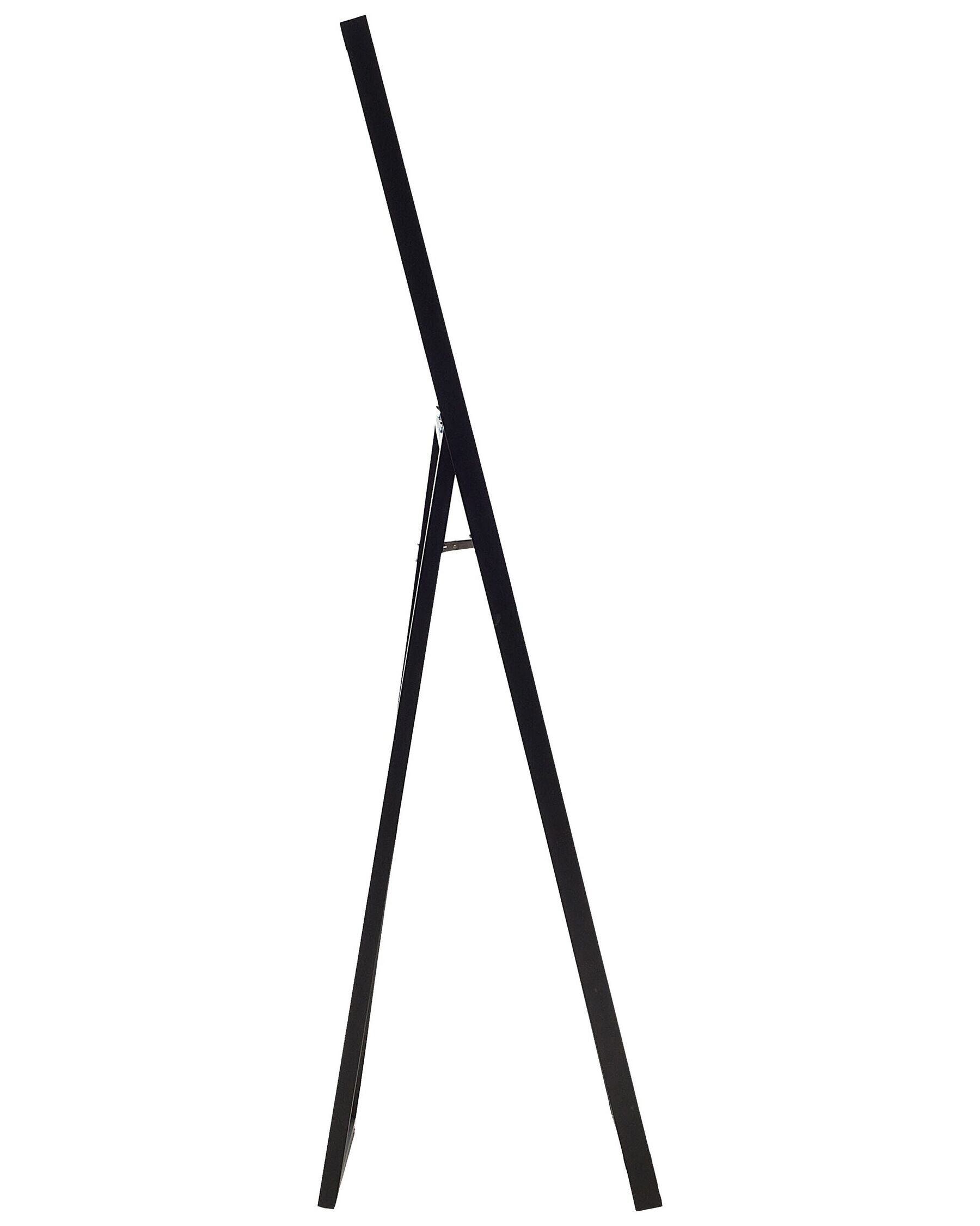Lustro stojące „Arven” – czarne, 140 cm