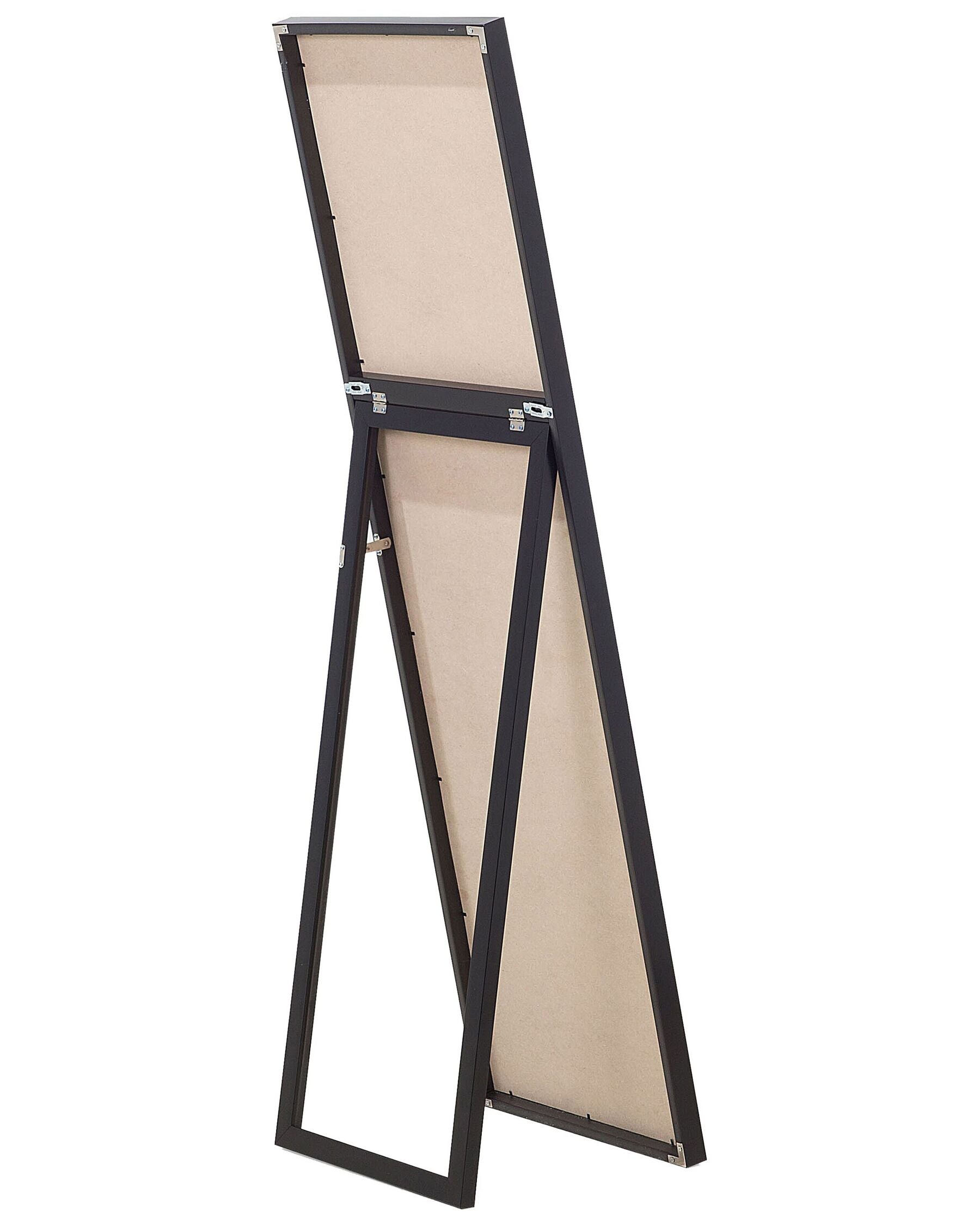 Lustro stojące „Arven” – czarne, 140 cm