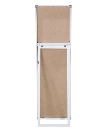Lustro stojące „Arven” – Białe, 140 cm