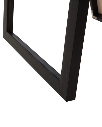 Lustro stojące „Arven” – czarne, 140 cm