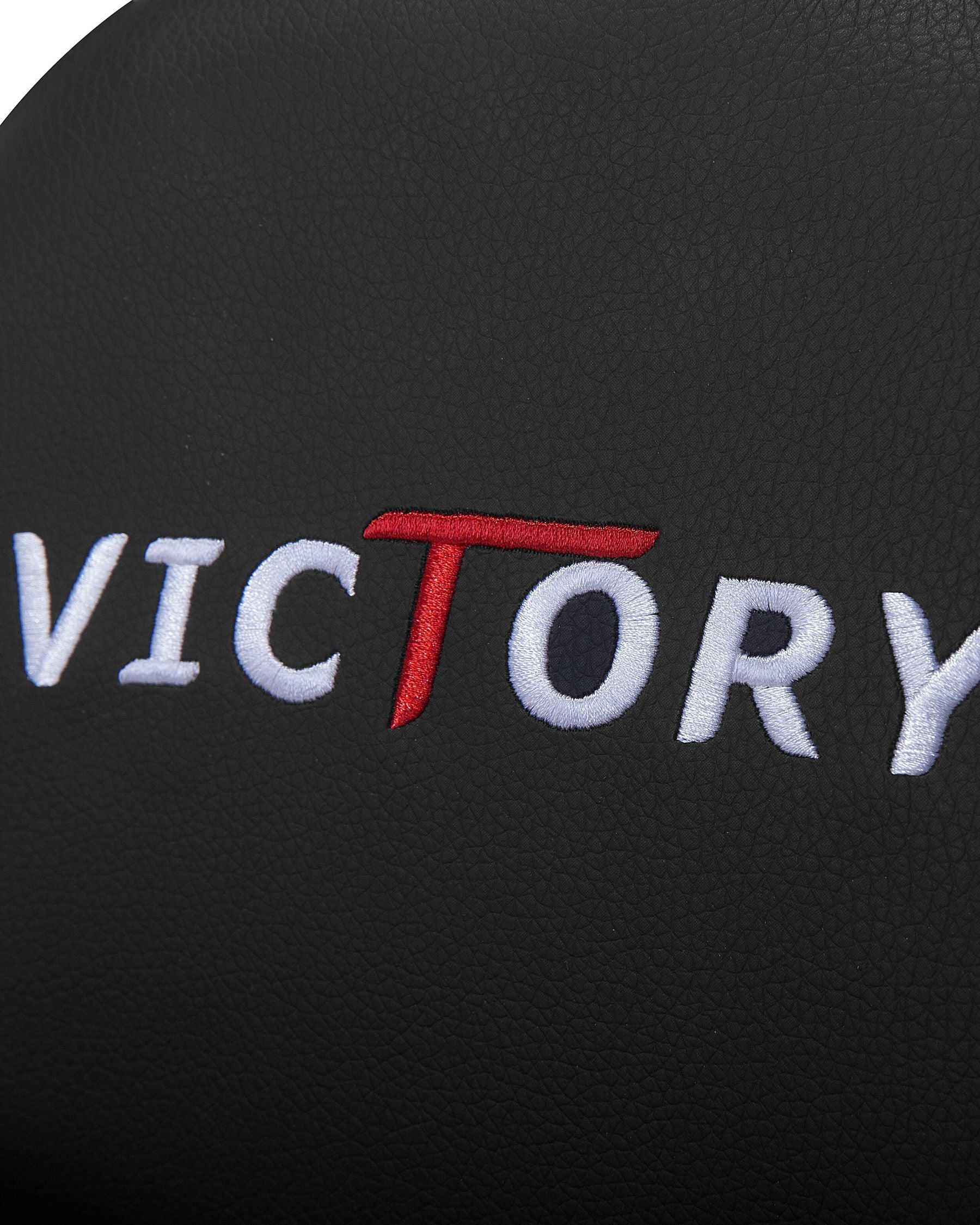 Fotel gamingowy VICTORY Ekoskóra Czerwony