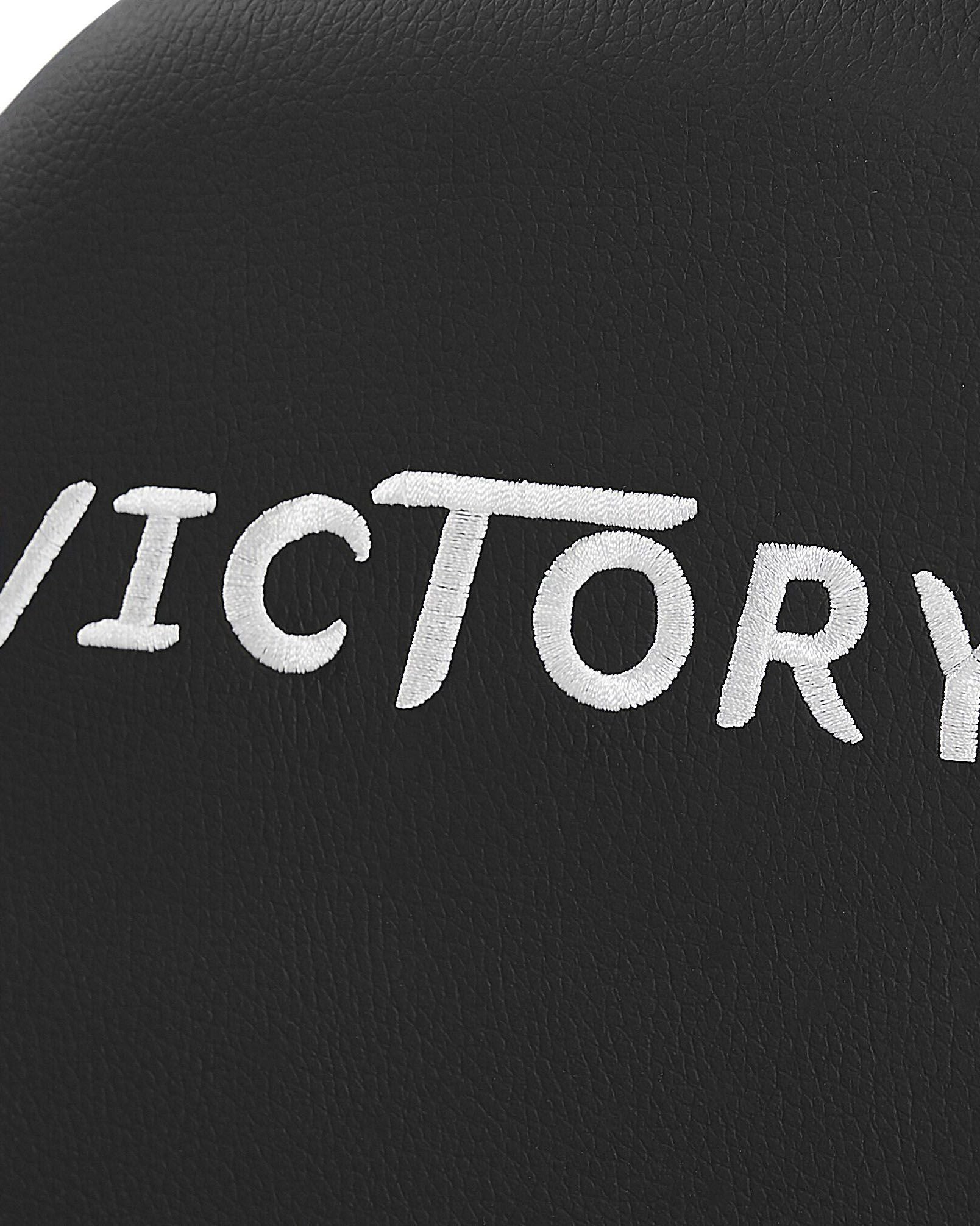 Fotel gamingowy VICTORY Ekoskóra Ciemnoszary