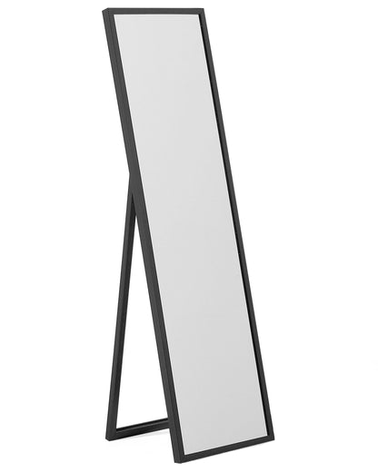 Lustro stojące „Arven” – czarne, 140 cm