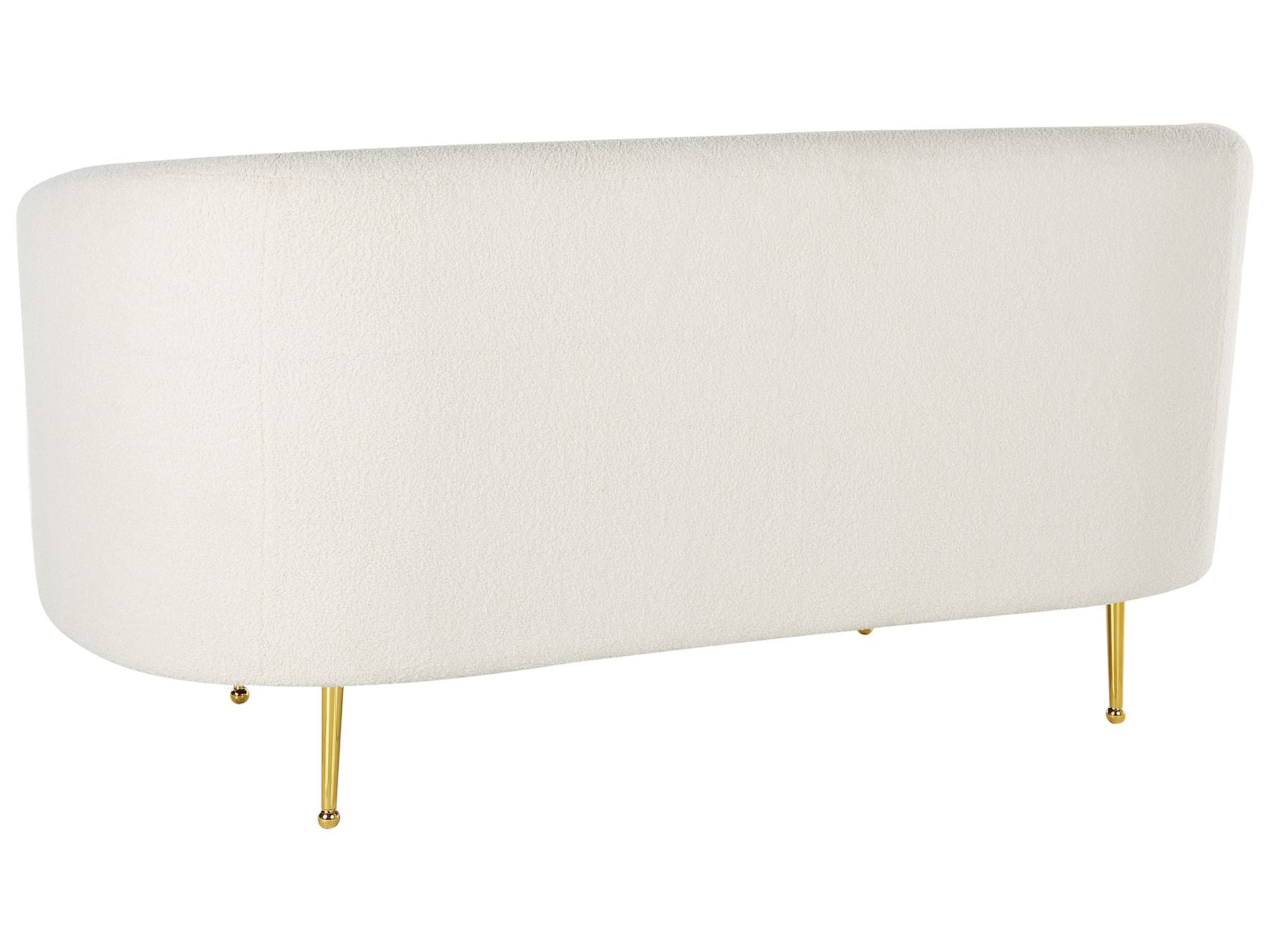 Sofa dla 2 osób NORDEN Boucle Biały