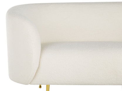 Sofa dla 2 osób NORDEN Boucle Biały