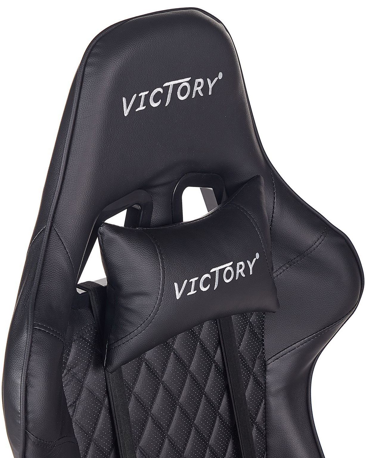Fotel gamingowy VICTORY Ekoskóra Czarny