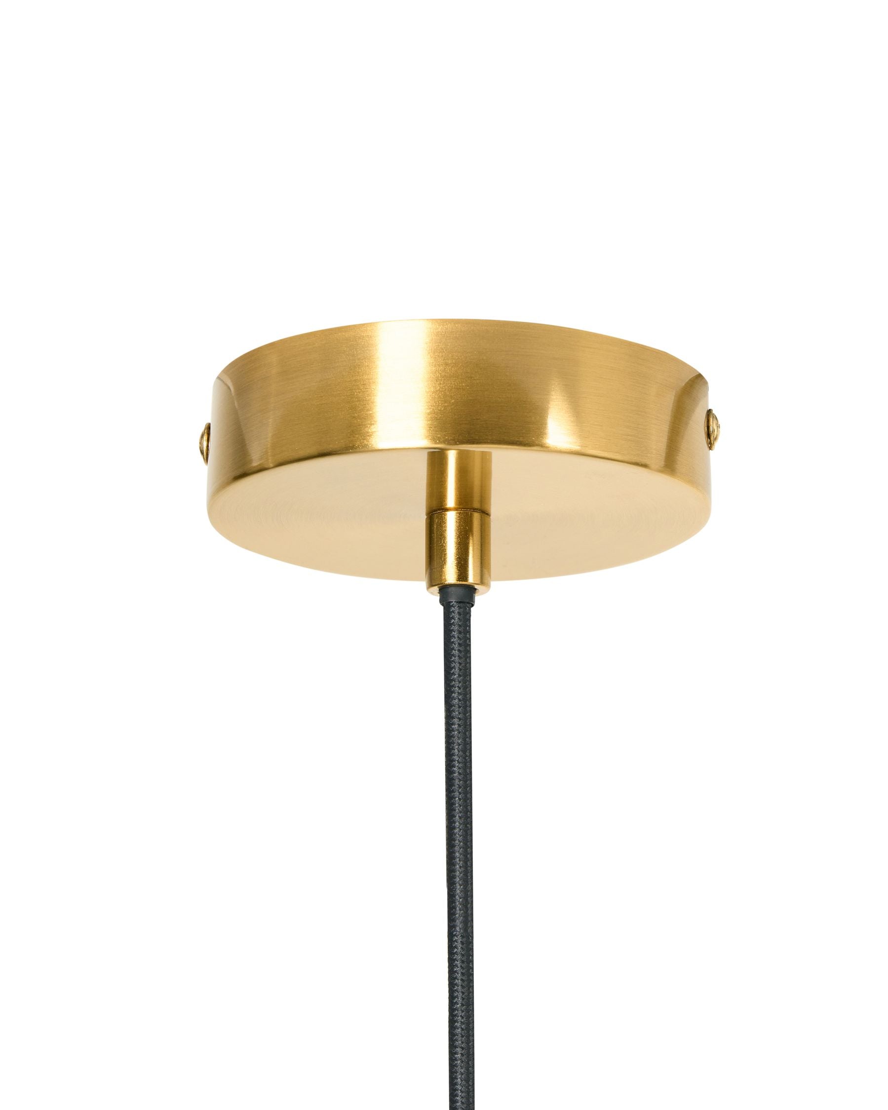 Lampa wisząca „Orla” – len syntetyczny, beżowa