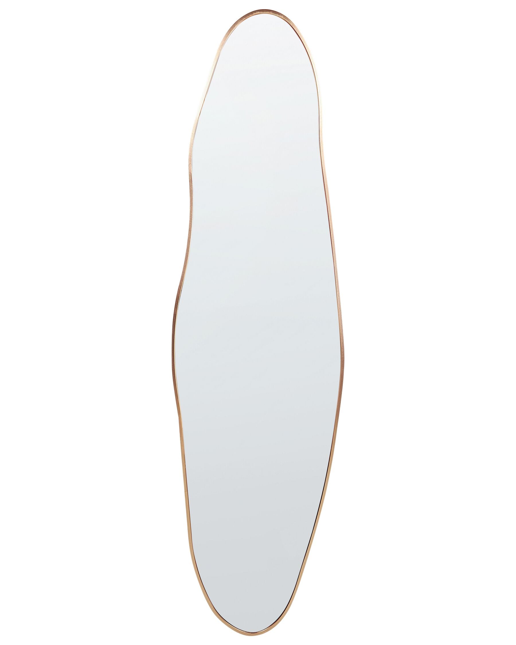 Lustro ścienne „Marcelin” – metal, złote, 40x160 cm