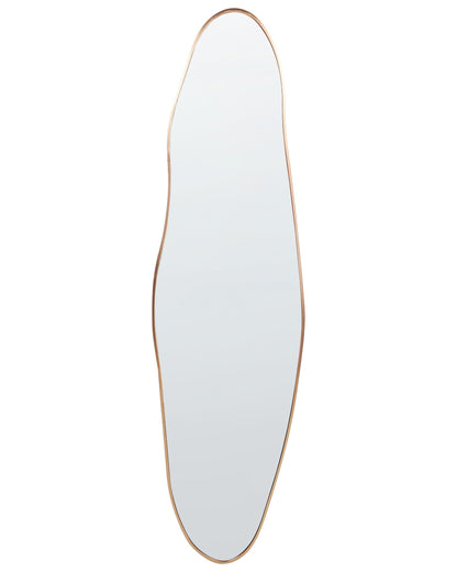 Lustro ścienne „Marcelin” – metal, złote, 40x160 cm