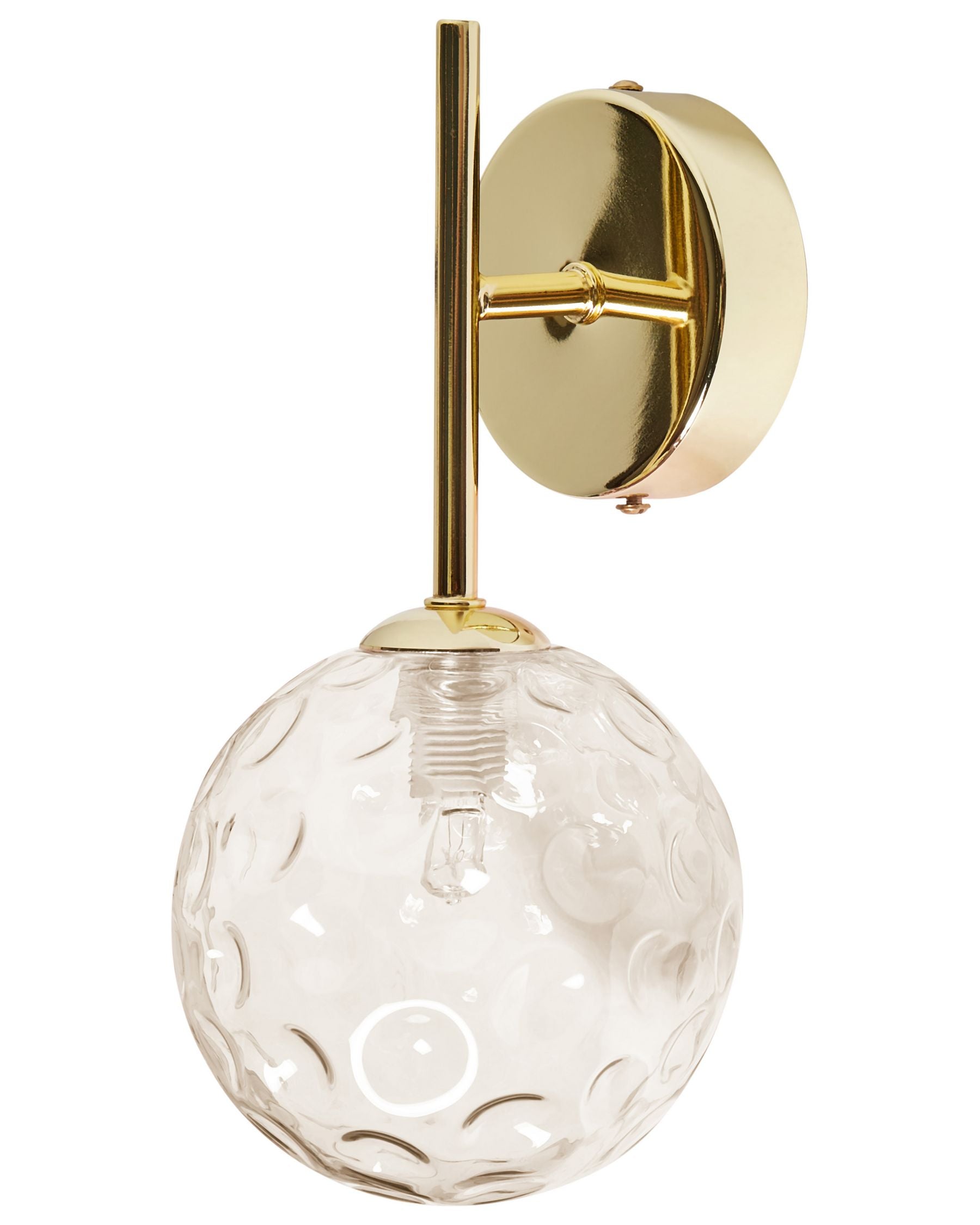 Zestaw 2 lamp ściennych „Liora” – Szkło - Beżowy
