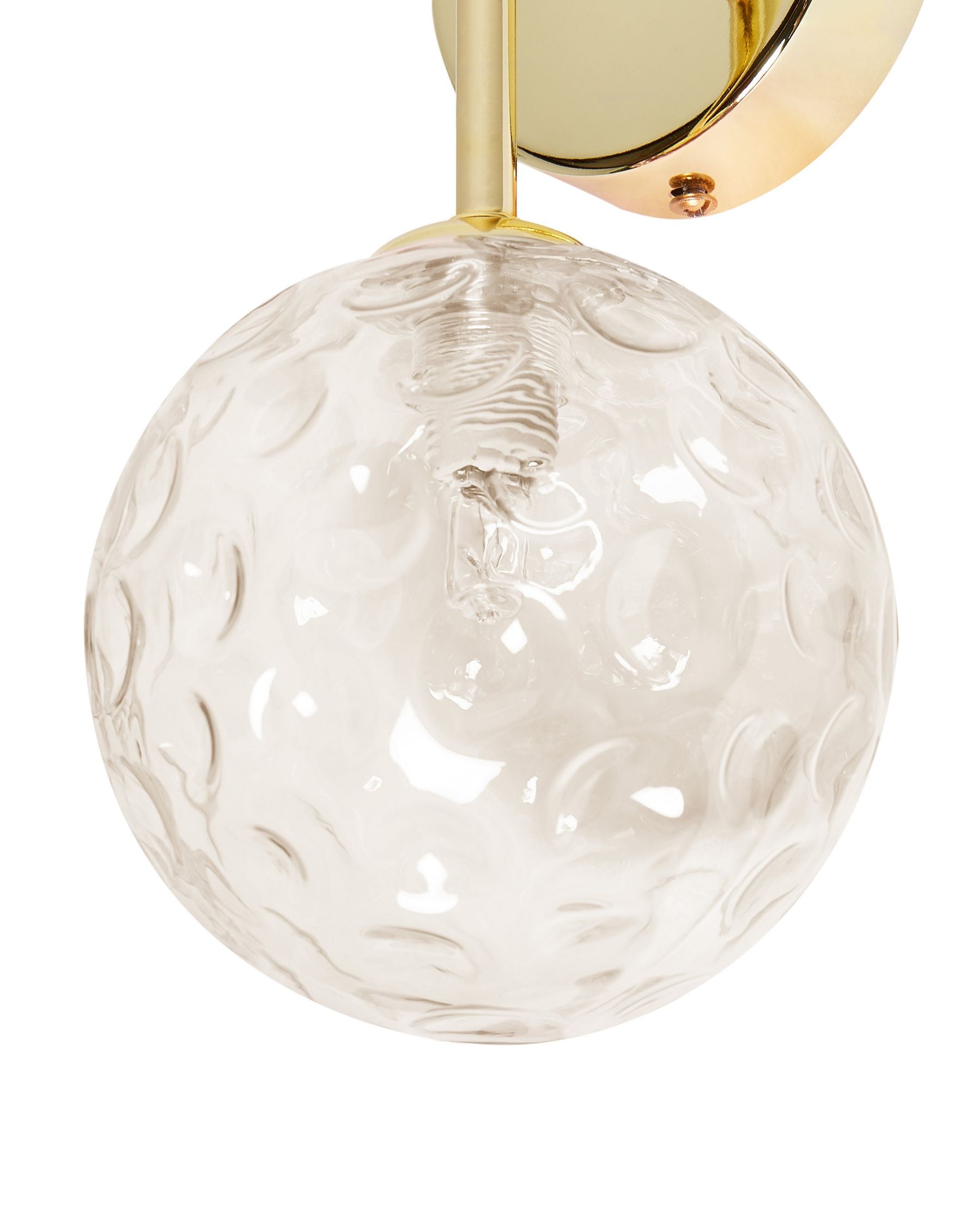 Zestaw 2 lamp ściennych „Liora” – Szkło - Beżowy