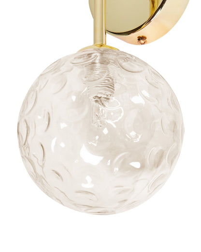 Zestaw 2 lamp ściennych „Liora” – Szkło - Beżowy