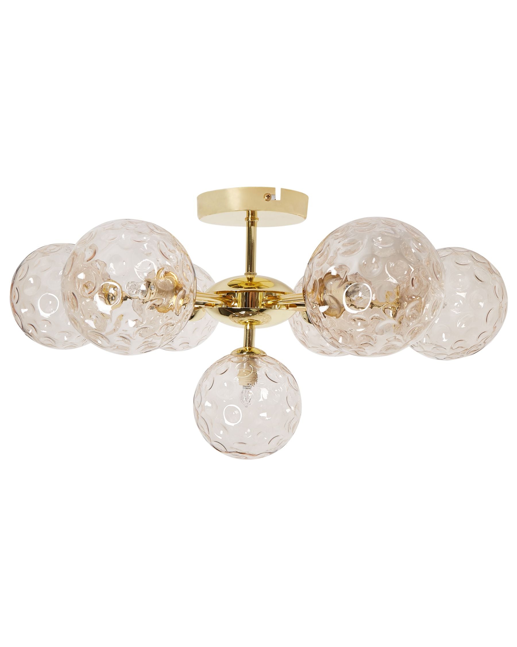 Lampa sufitowa „Liora” – Szkło - Beżowy