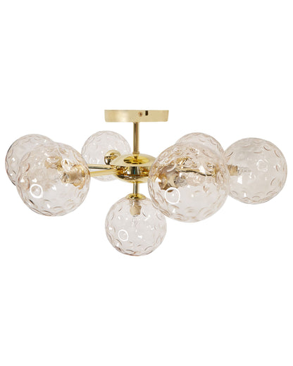 Lampa sufitowa „Liora” – Szkło - Beżowy
